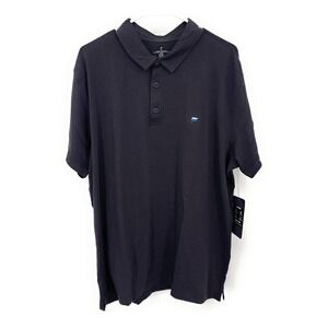 Fabletics 24-7 Polo NWT Heather Black Polo Mens Sz XXL